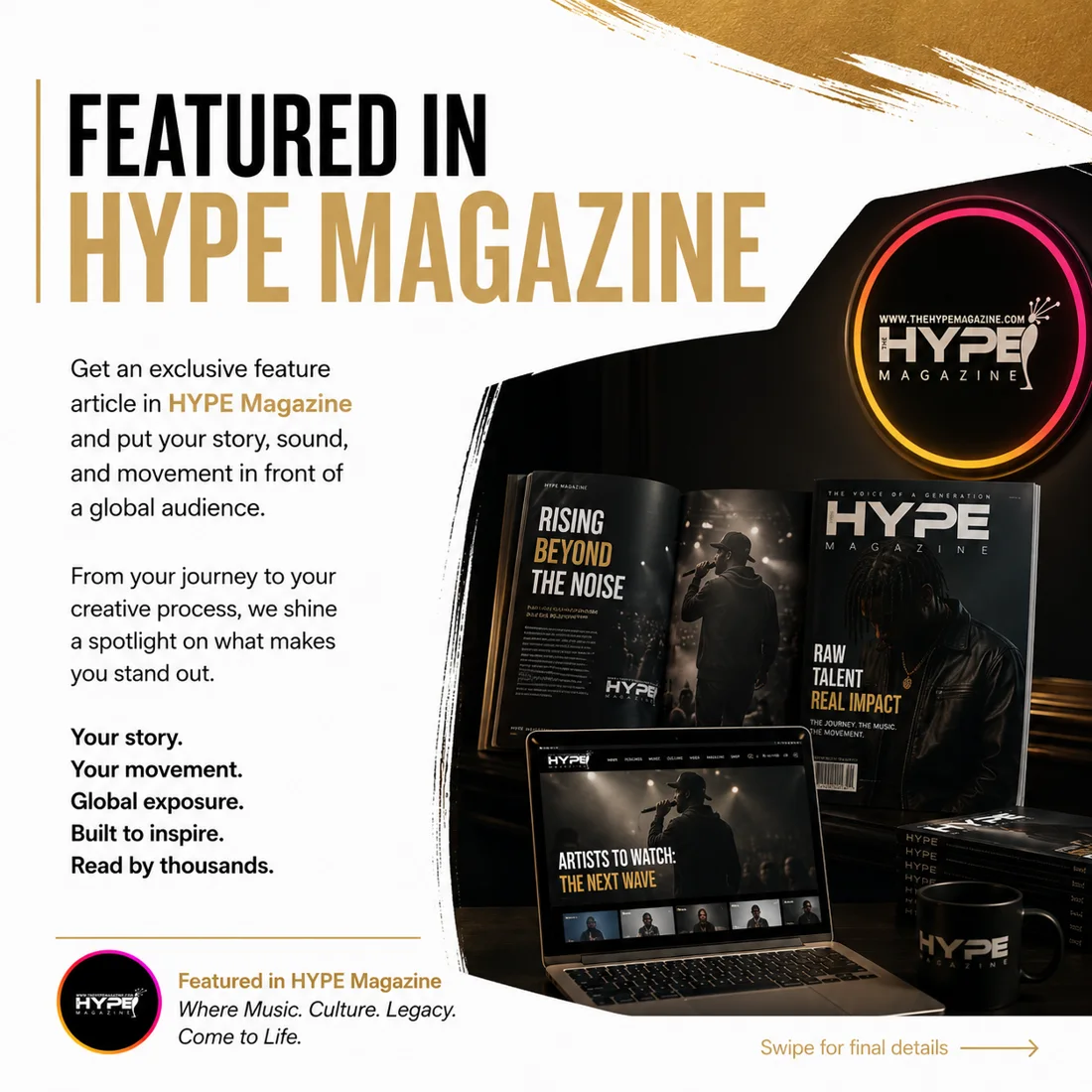 Featured in HYPE Magazine